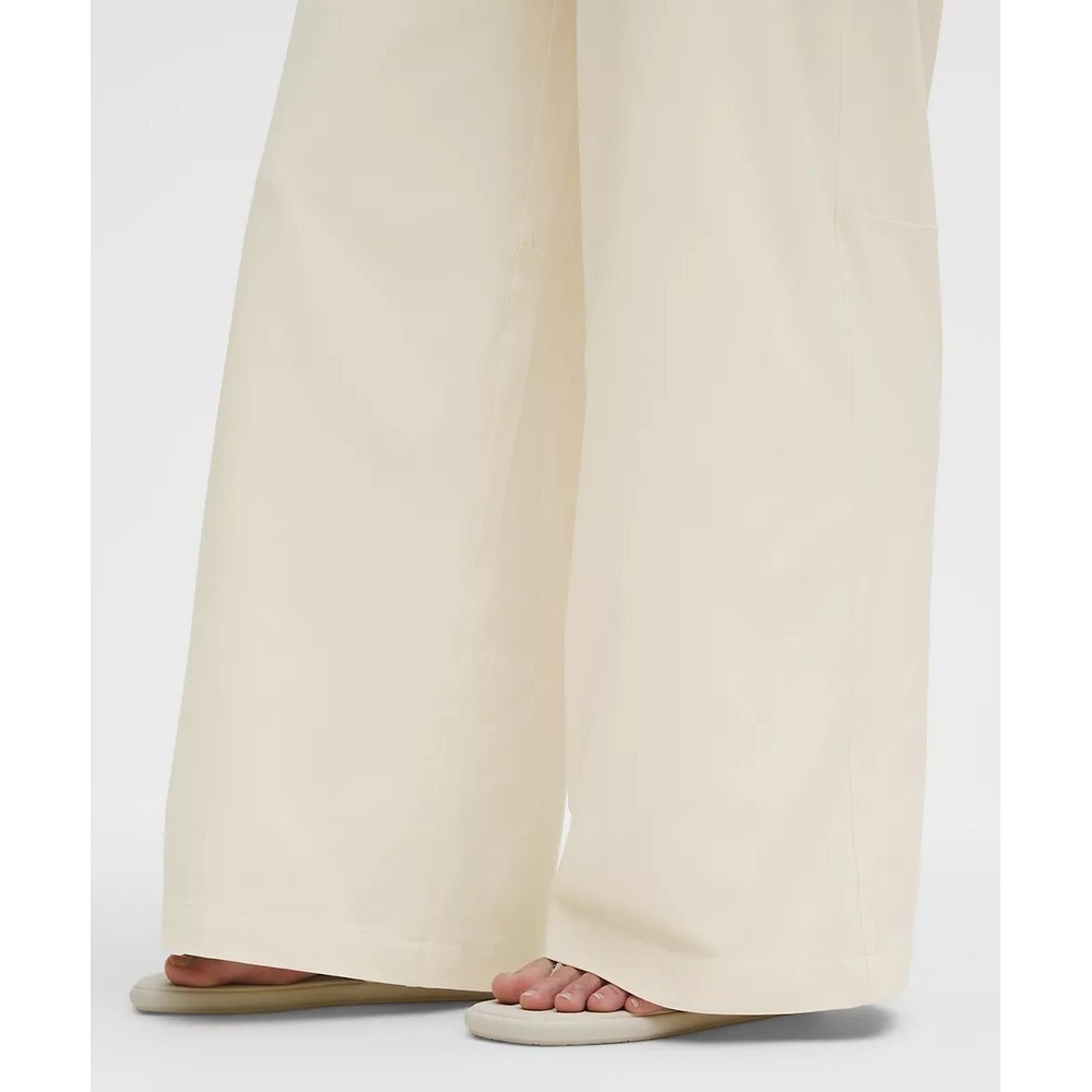 155-Lululemon-Swift Mid-Rise Wide-Leg Pant-Light Ivory - Picture 6 of 6